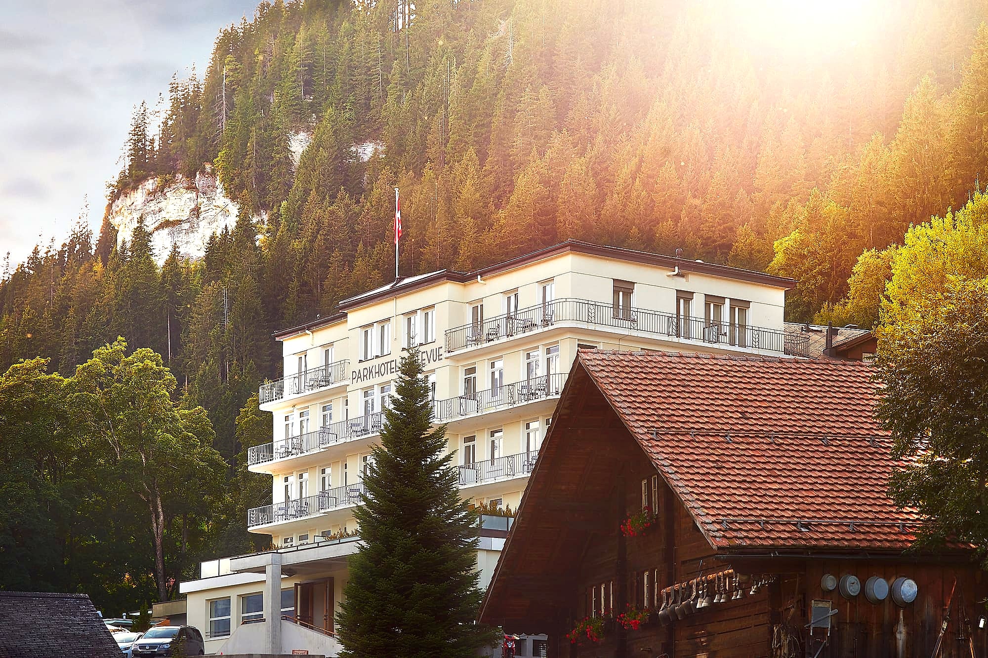 Das Bellevue Parkhotel in Adelboden